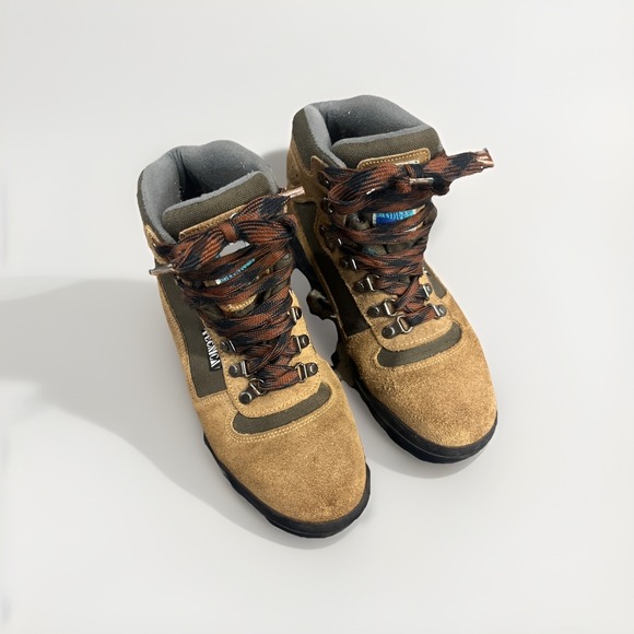 Tecnica Shoes - Vintage Tecnica Mesa Brown Suede Trekking/Hiking Boots Sz 7 Gorpcore 90s